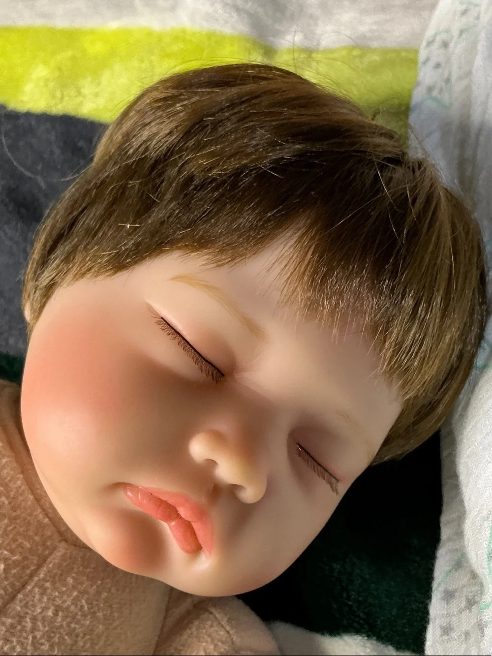 Dongguan Mikaiqi Wanju Reborn Sleepy Baby Doll - Blue Camo Pants 18in